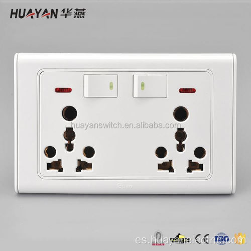 Interruptor de pared de combinación modular de diferentes tipos de venta caliente